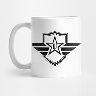 Military Army Monogram Initial Letter Q Mug